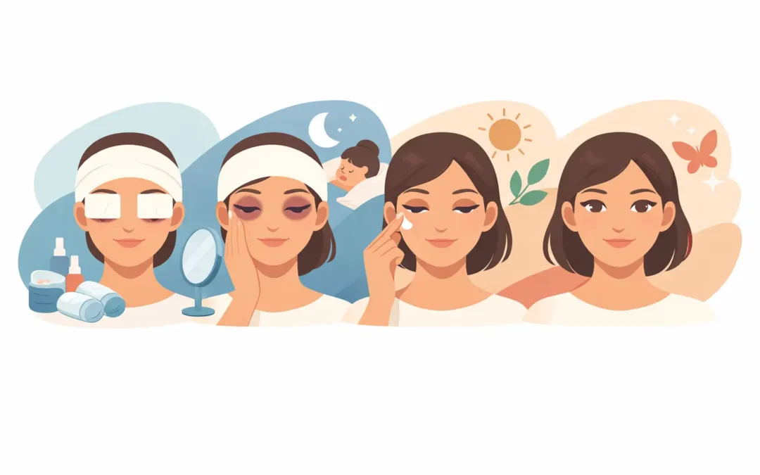 Blefaroplastia: recuperación día a día