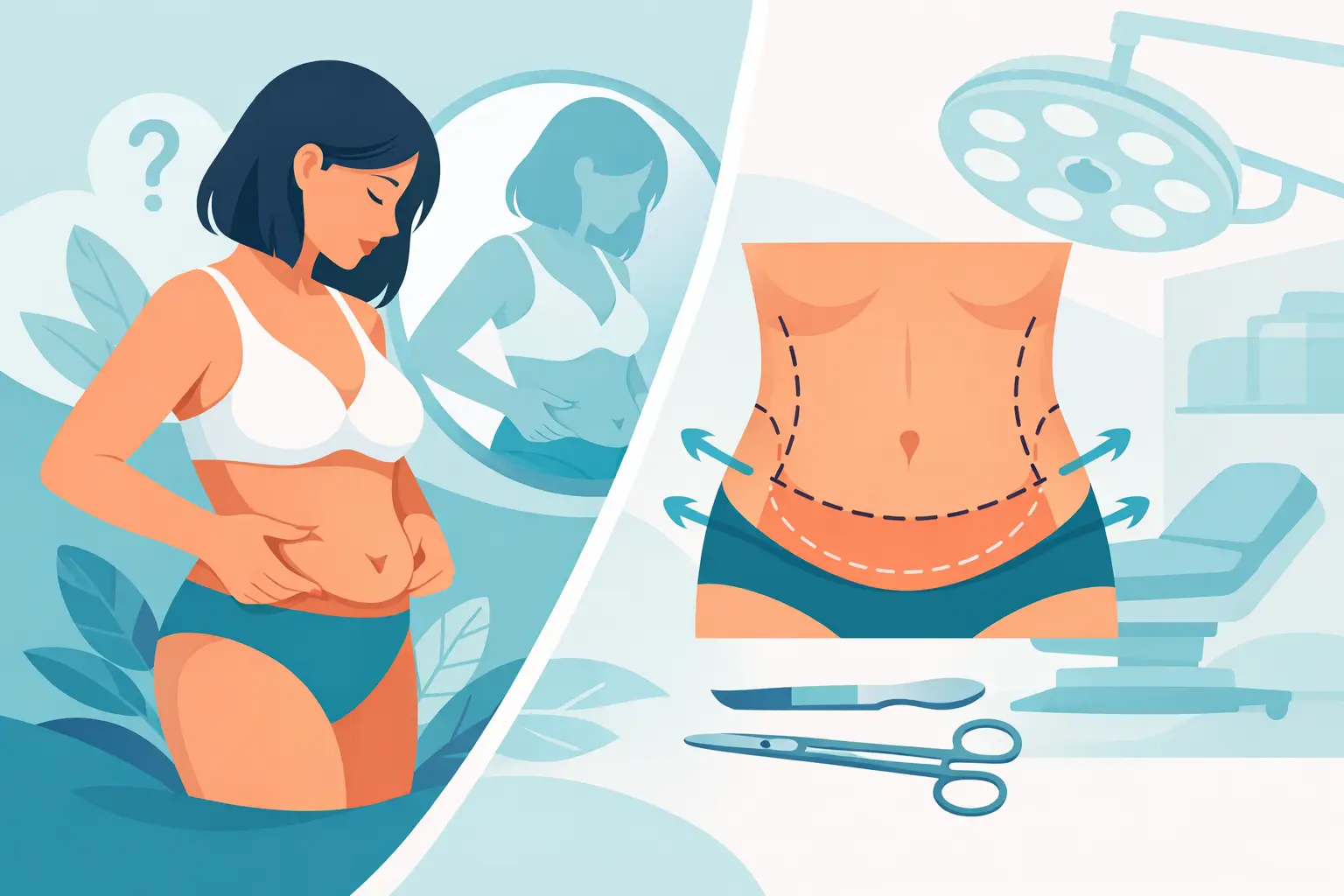 Cómo saber si necesito abdominoplastia