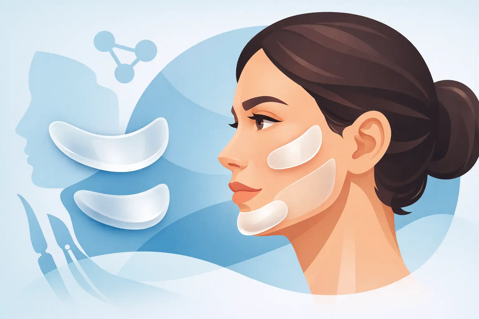 Implantes faciales: mentón y pómulos