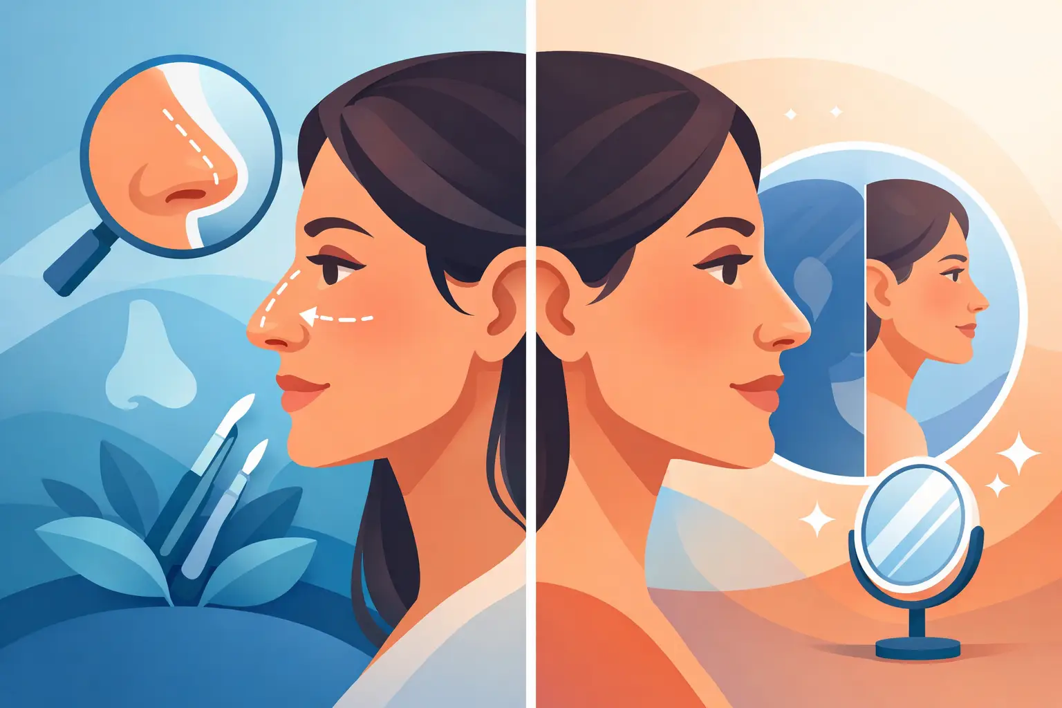 Rinoplastia antes y después: qué esperar