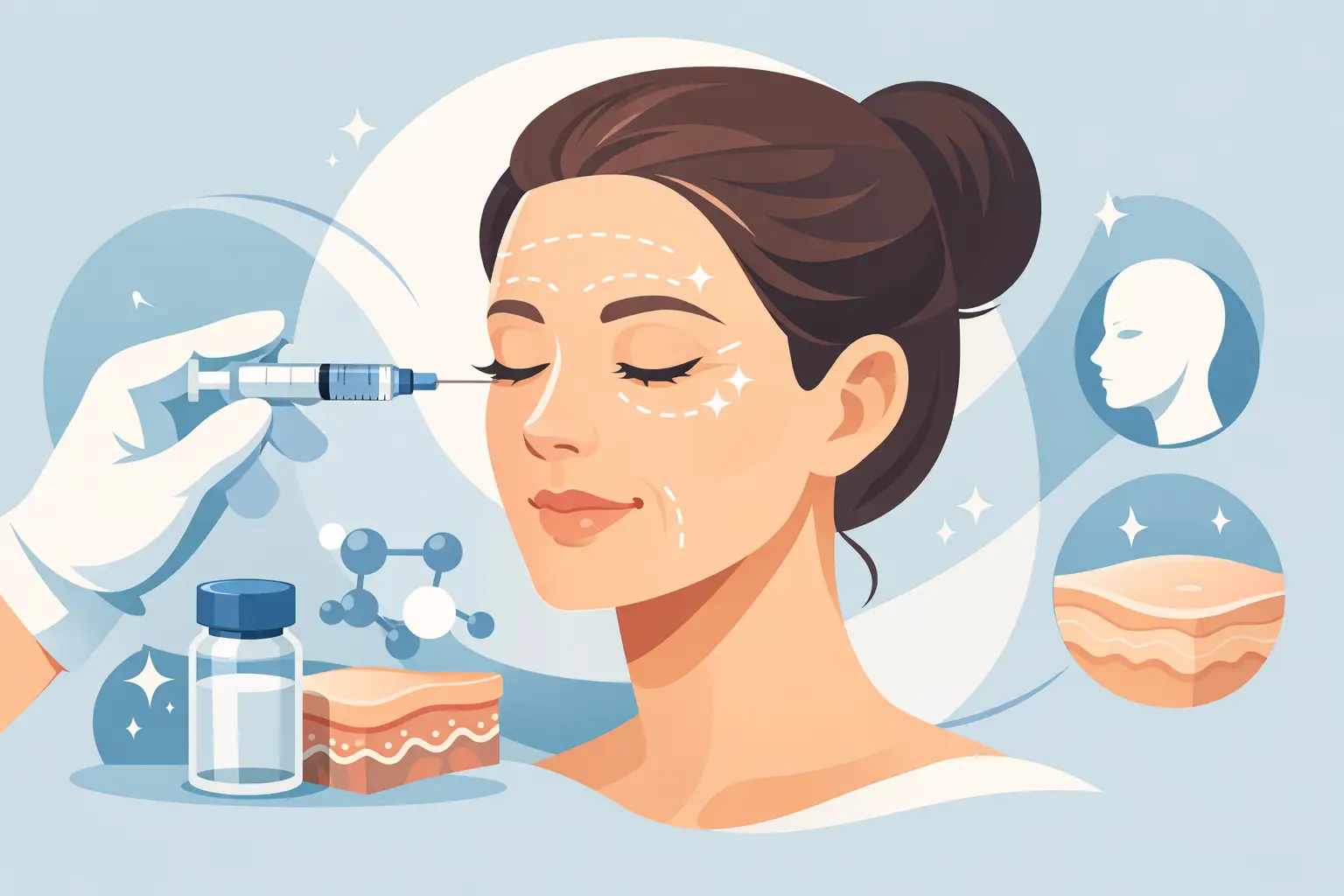 Toxina botulínica para líneas de expresión