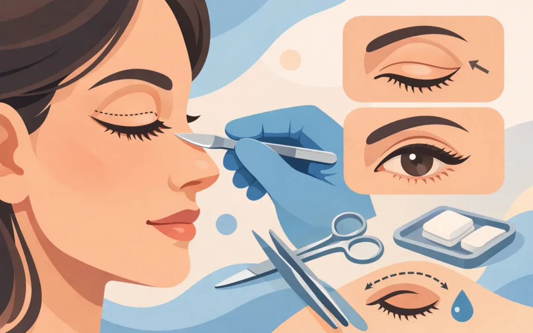 Cómo funciona la blefaroplastia superior