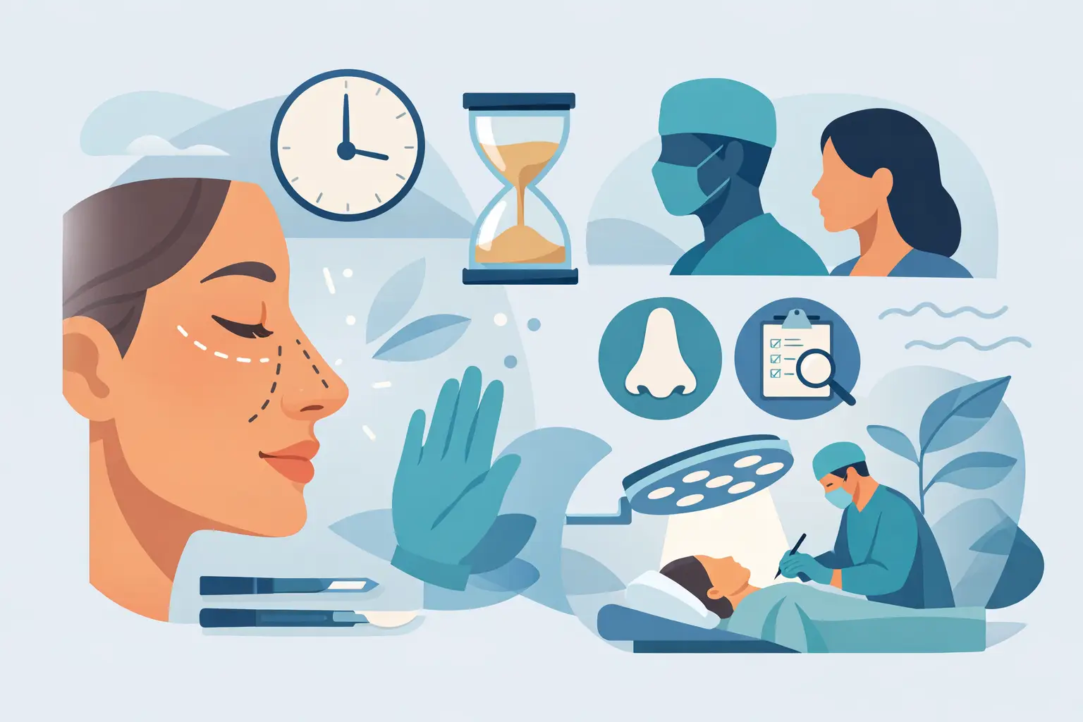 Cuánto dura una rinoplastia y de qué depende